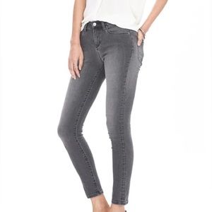 Banana Republic grey washed skinny jeans